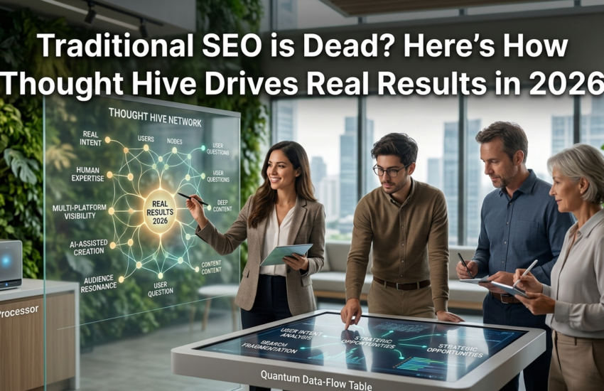 Digital marketing strategy illustration showing shift from traditional SEO to AI-driven search and modern marketing approaches in 2026