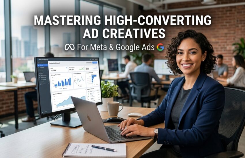 High-converting ad creatives for Meta and Google Ads to improve CTR and conversions