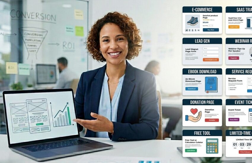 landing page